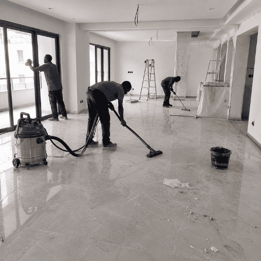 Nettoyage après travaux et remise en état à Dakar
